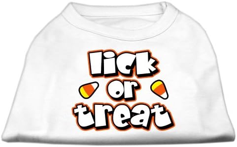 Тениски с Трафаретным принтом Mirage Pet Products Lick Or Treat Бели M (12)