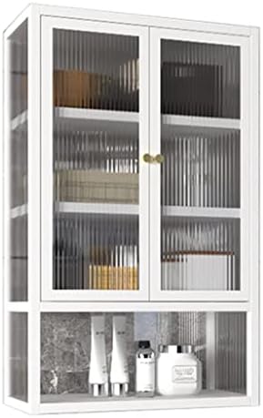 - Вградени или Повърхностно шкаф за медикаменти, 4-Диференцирани шкафове за съхранение в Банята, Стенен Кухненски