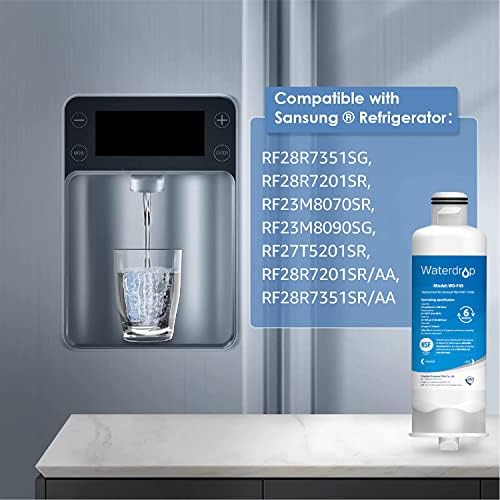 Waterdrop DA97-17376B Замяна за Samsung HAF-ЧИН/EXP, Филтър за вода в хладилника, 4 филтър