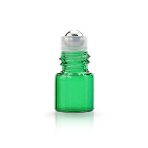 ZbFwmx 20 Опаковки, 1 МЛ (1/4 Драхмата), Мини ролка за проби, Стъклени Флакони за Етерични масла, Roll Флакон за парфюм за Еднократна употреба (мулти)