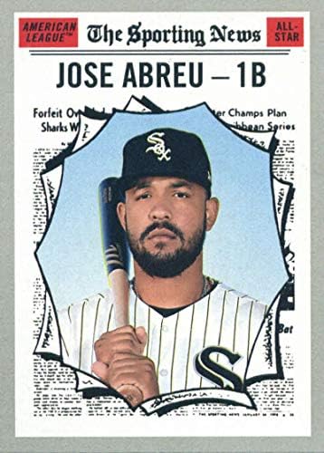 Бейзболна картичка Хосе Абреу Чикаго Уайт Сокс 2019 Topps Heritage 352