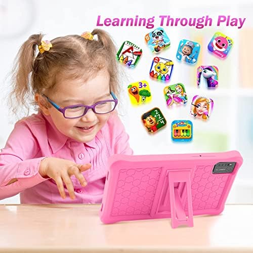 Детски таблет SANNUO, 7-инчов таблет за деца на Android 11, 32 GB вградена памет, 128 GB, Разширяема, Предварително