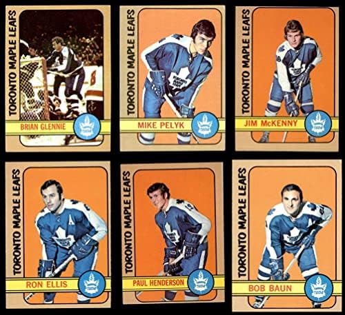1972-73 Бие Торонто Мейпъл Лийфс В близко екипа на сет Торонто Мейпъл Лийфс (сет) EX Мейпъл Лийфс