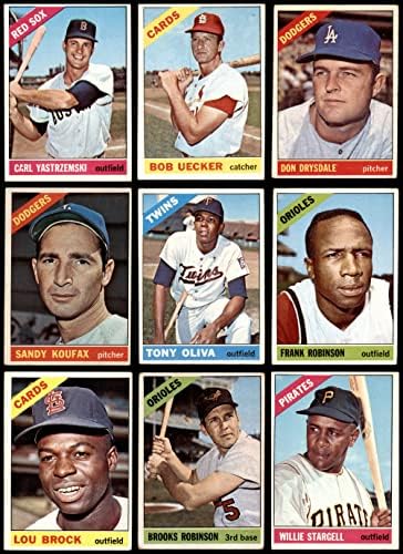 1966 Пълен комплект Topps Baseball Low Number (Бейзболен набиране) GD+
