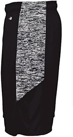 Спортни къси панталони Badger Sport сублимированного смесен цвят със странични вложки, абсорбиращи влагата, с джобове