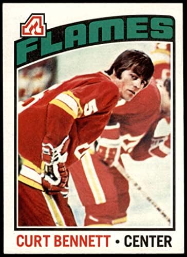 1976 Topps 202 Курт Бенет Атланта ATL Flames (Хокейна карта) в Ню Йорк ATL Flames