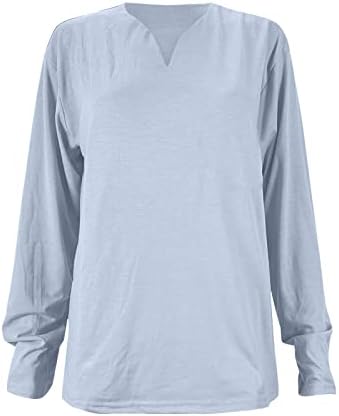Мъжки ризи Henley с V-образно деколте и дълъг ръкав, Пролетно Облегающая бизнес Ежедневни тениска, леки Блузи без