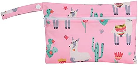 Чанта за влажни сушене на Пелени, Удобна Чанта за съхранение с Шарките на Животните 23 Х 15 см, за дете на Пътуване