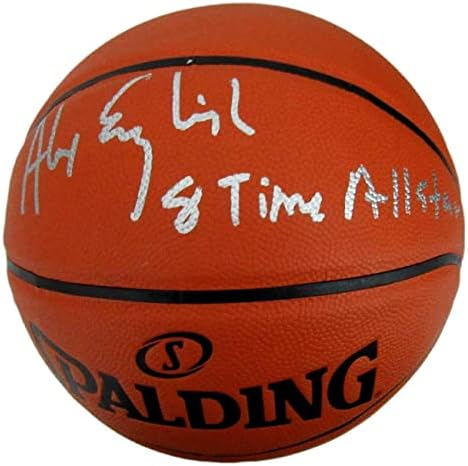 Алекс Инглиш КОПИТО Нъгетс е Подписал /Inscr Spalding NBA Basketball JSA 159273 - Баскетболни топки с автографи