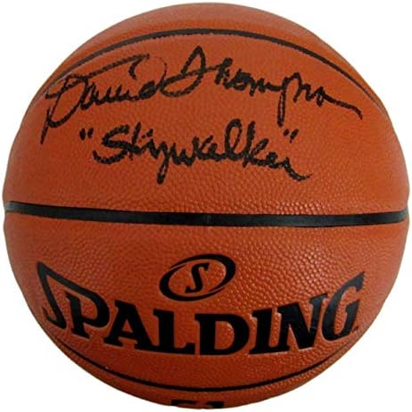 Дейвид Томпсън КОПИТО подписа баскетболен договор Skywalker NC State Нъгетс JSA 157775 - Баскетболни топки с Автографи
