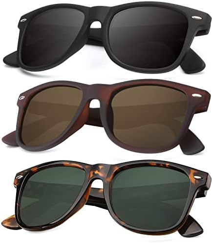 KALIYADI Поляризирани Слънчеви очила за Мъже и жени с Матово покритие, Слънчеви Очила с Цветни Огледални Лещи, блокиране