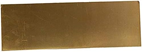 Суровини от латунного лист NIANXINN Percision Metals, 0,8x100x150 мм, Размер: 1,2x300x300 мм Лист чиста мед (размер: