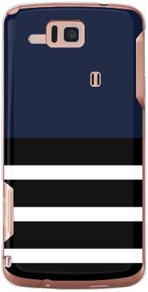 Втора Кожа Однотонная кант в Тъмно синьо (Прозрачен) Дизайн от ROTM/за телефон AQUOS CL IS17SH/au ASHA17-PCCL-202-Y385