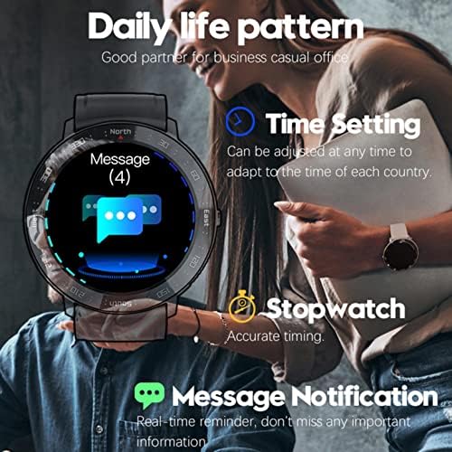 Смарт часовници - Спортни smart-часовници, Съвместими с iPhone, Samsung Android, iOS, Подаръци за рожден Ден, за жени, Мъже, IP67, следи Кръвното налягане, Фитнес следи с пульсометром