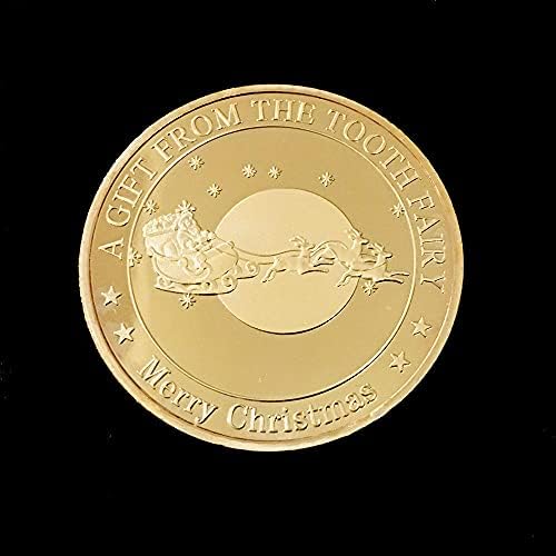 1БР Възпоменателна Монета Златна Монета Карикатура Феята на зъбките Детска цифрово шифрирана Валута 2021 Ограничена