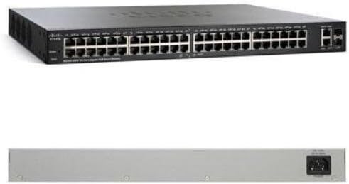 Cisco SG200-50FP 50-port gigabit интелигентни Ethernet switch (certified възстановени)