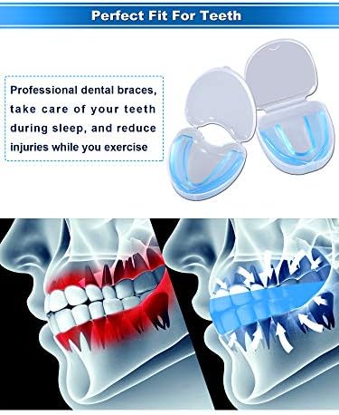 Hsei 10 Бр. Спортни устата охрана Спортна Защита Устата Спортна Капповая Защита с Преносим Кутия за възрастни и