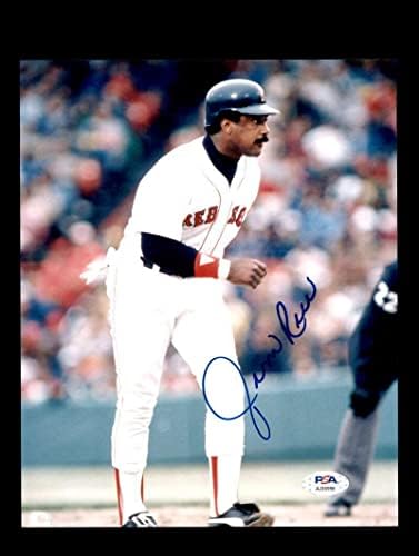 Сертификат ДНК PSA Джим Райс, Подписан 8x10 Снимка С Автограф от Red Sox - Снимки на MLB с автограф